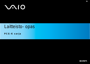 Käyttöohje Sony Vaio PCG-K315B Kannettava tietokone
