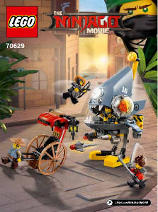 Руководство ЛЕГО set 70629 Ninjago Нападение пираньи