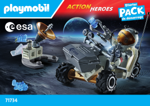 Bedienungsanleitung Playmobil set 71734 Action Heroes Starter Pack Weltraummission