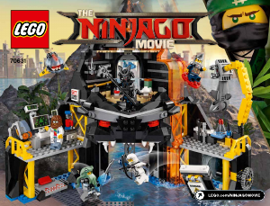 Manual Lego set 70631 Ninjago Vizuina lui Garmadon din vulcan