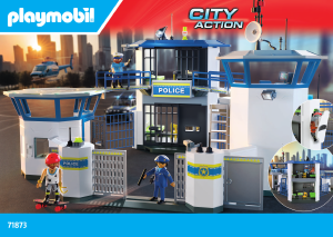 Manuale Playmobil set 71873 City Action Centrale di polizia