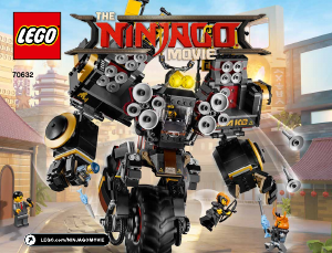 Manual Lego set 70632 Ninjago Robotul lui Cole