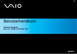 Bedienungsanleitung Sony Vaio VGN-A617B Notebook