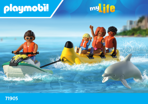 Instrukcja Playmobil set 71905 My Life Przejażdżka na bananie