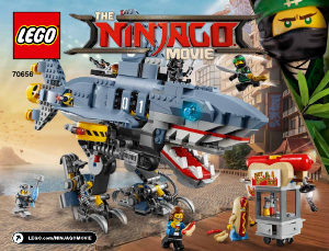 Mode d’emploi Lego set 70656 Ninjago Le requin mécanique de Garmadon