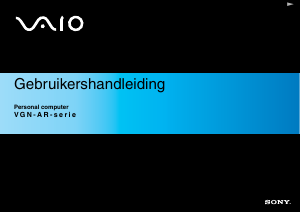 Handleiding Sony Vaio VGN-AR11M Laptop
