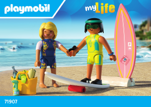 Εγχειρίδιο Playmobil set 71907 My Life Μάθημα Surf