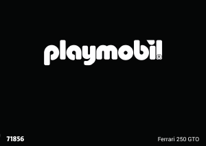 Manuale Playmobil set 71856 Promotional PLAYMOBIL X Ferrari 250 GTO