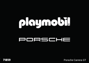 Instrukcja Playmobil set 71859 Promotional PLAYMOBIL X Porsche Carrera GT