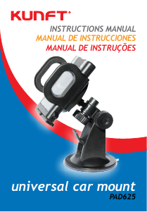 Manual Kunft PAD625 Suporte de telefone
