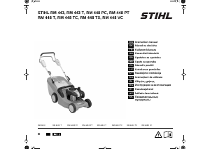 Handleiding Stihl RM 448 TC Grasmaaier