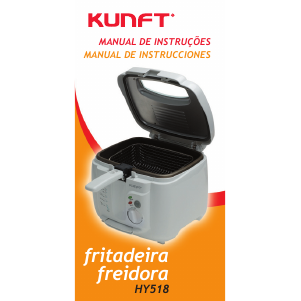 Manual Kunft HY518 Fritadeira