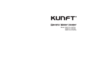 Manual de uso Kunft DSZF15-LJ/50Y6A Calentador de agua