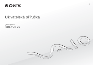 Manuál Sony Vaio VGN-CS3 Laptop