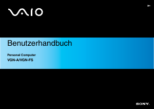 Bedienungsanleitung Sony Vaio VGN-FS215SR Notebook