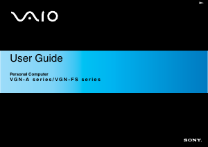 Bruksanvisning Sony Vaio VGN-FS285B Bärbar dator