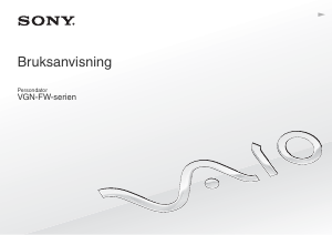Bruksanvisning Sony Vaio VGN-FW46M Bärbar dator