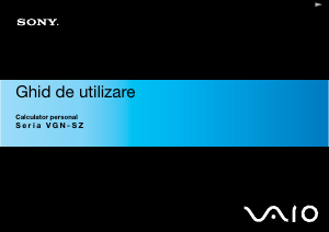 Manual Sony Vaio VGN-SZ71E Laptop