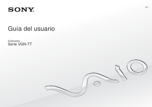 Manual de uso Sony Vaio VGN-TT46GG Portátil