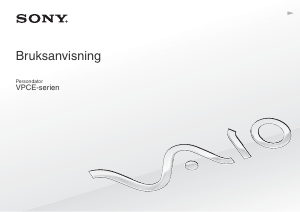 Bruksanvisning Sony Vaio VPCEC1C5E Bärbar dator