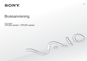 Bruksanvisning Sony Vaio VPCEE3M1E Bärbar dator