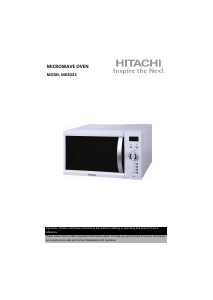 Mode d’emploi Hitachi MDS023 Micro-onde