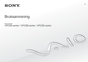 Bruksanvisning Sony Vaio VPCSA4A4E Bärbar dator