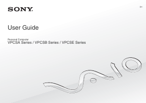 Manual Sony Vaio VPCSA4B4E Laptop