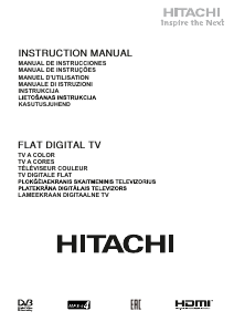 Mode d’emploi Hitachi 49HGW69 Téléviseur LED