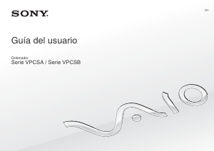 Manual de uso Sony Vaio VPCSB2C5E Portátil