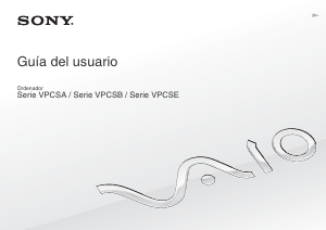 Manual de uso Sony Vaio VPCSE1A9E Portátil