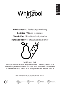 Bedienungsanleitung Whirlpool WHFF 6403 W4E Gefrierschrank