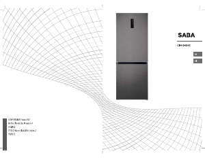 Manual SABA CB4124DKE Fridge-Freezer