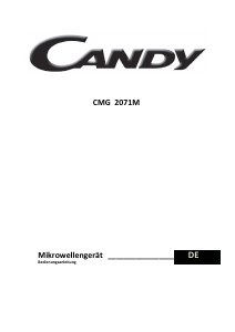 Bedienungsanleitung Candy CMG 2071 M Mikrowelle