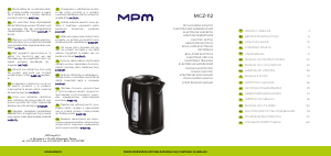 Εγχειρίδιο MPM MCZ-112 Βραστήρας