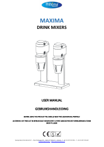 Handleiding Maxima 09362102 Drankmixer