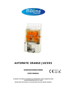 Bruksanvisning Maxima MAJ 25 SS Juicepress