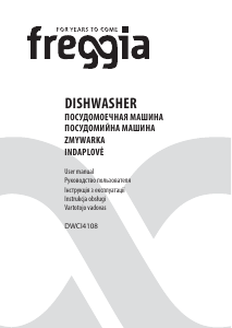 Manual Freggia DWCI4108 Dishwasher