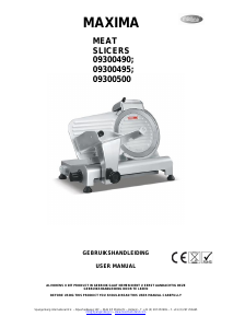 Handleiding Maxima 09300500 Snijmachine