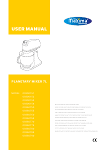 Manual Maxima 09300153 Mixer cu vas