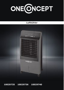 Manuale OneConcept 10029740 Ventilatore