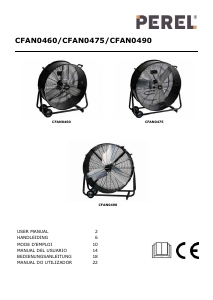 Handleiding Perel CFAN0460 Ventilator