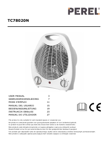 Manual Perel TC78020N Aquecedor