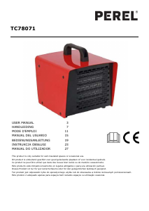 Mode d’emploi Perel TC78071 Chauffage