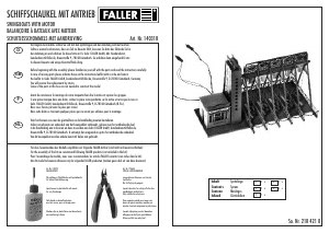 Mode d’emploi Faller set 140318 H0 Balançoire à bateaux avec moteur