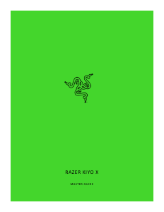 Handleiding Razer Kiyo X Webcam