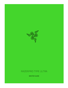 Handleiding Razer Pro Type Ultra Toetsenbord