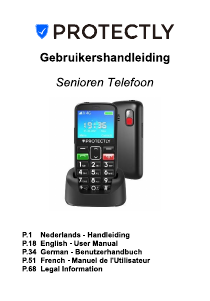 Mode d’emploi Protectly SEC007 Téléphone portable