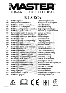 Handleiding Master B 1.8 ECA Kachel