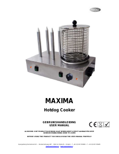 Handleiding Maxima Hot Dog 1 Worstgrill